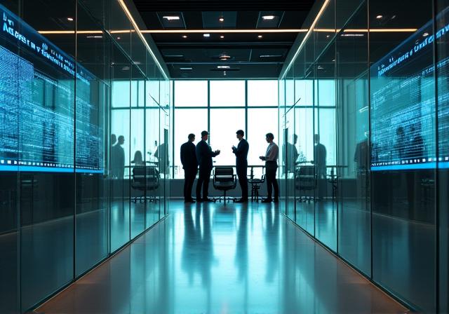 Modern IsleSight office in London showing collaborative tech environment